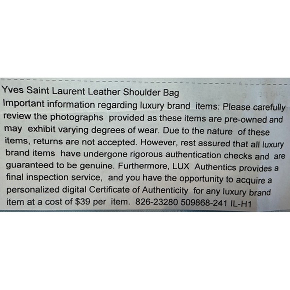 Yves Saint Laurent YSL Monogram Giraffe Print Canvas Leather Crossbody Vintage - Picture 16 of 16